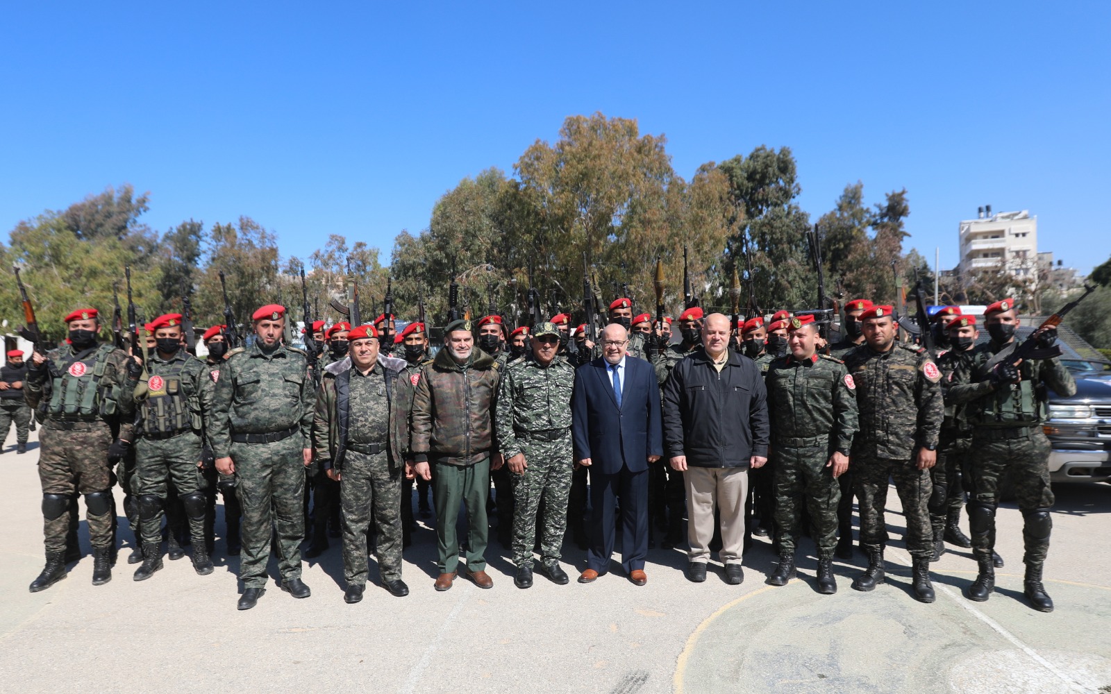 الشرطة العسكرية تنظم طابور أركان مركزي لمنتسبيها