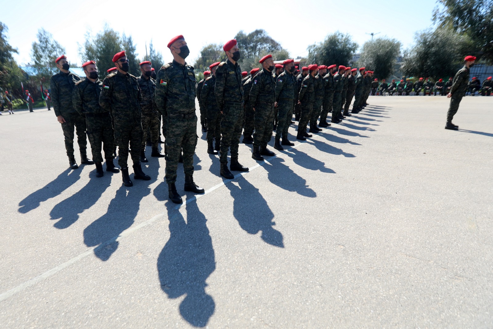 الشرطة العسكرية تنظم طابور أركان مركزي لمنتسبيها