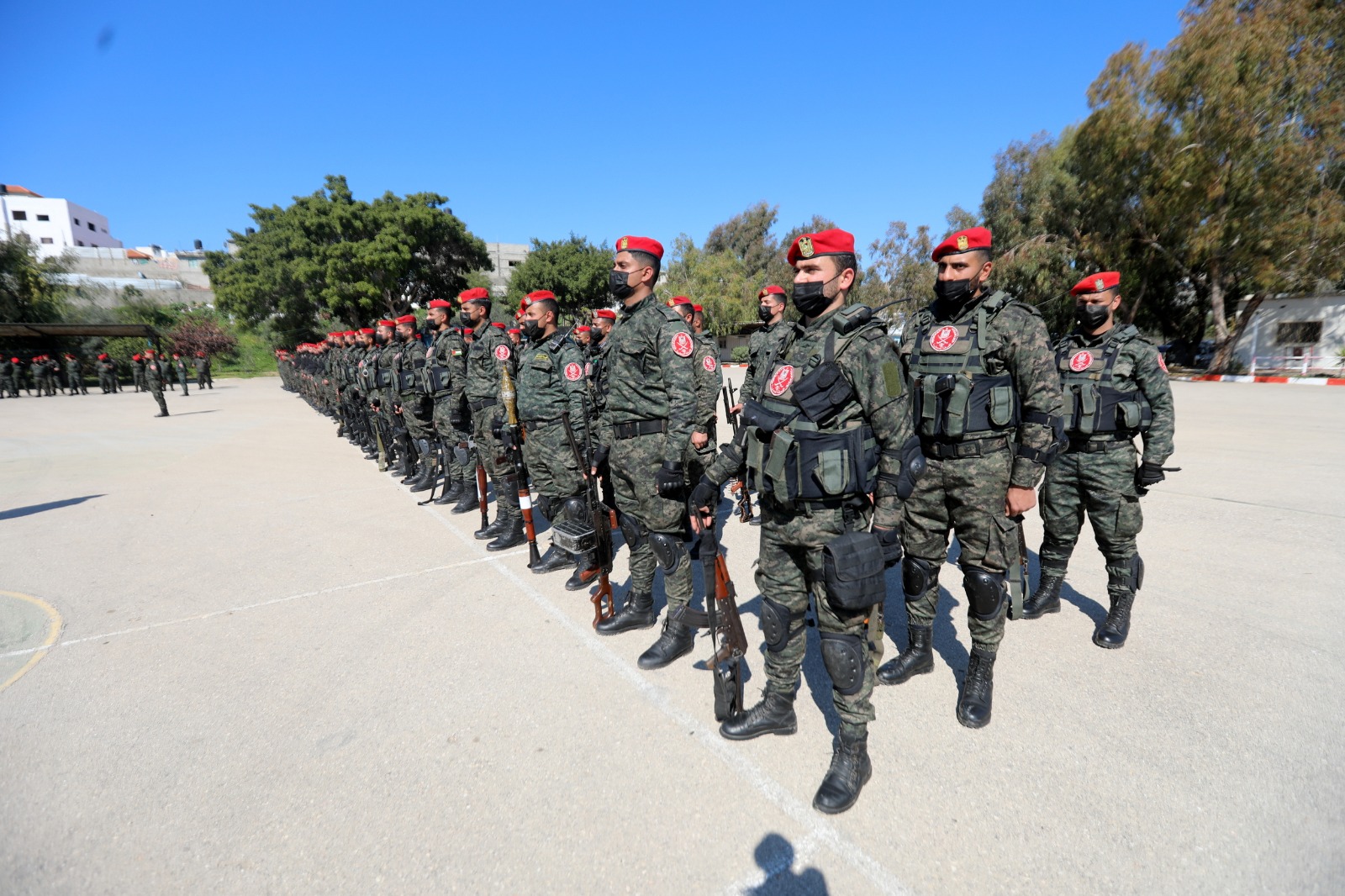 الشرطة العسكرية تنظم طابور أركان مركزي لمنتسبيها