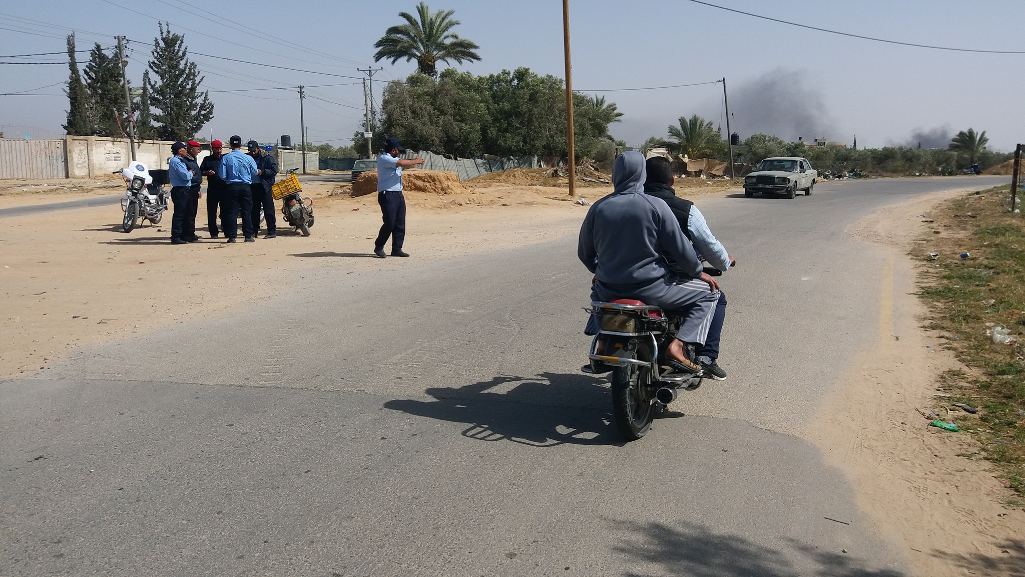 عمل الأجهزة الأمنية في الجمعة الثانية من فعاليات "مسيرات العودة"