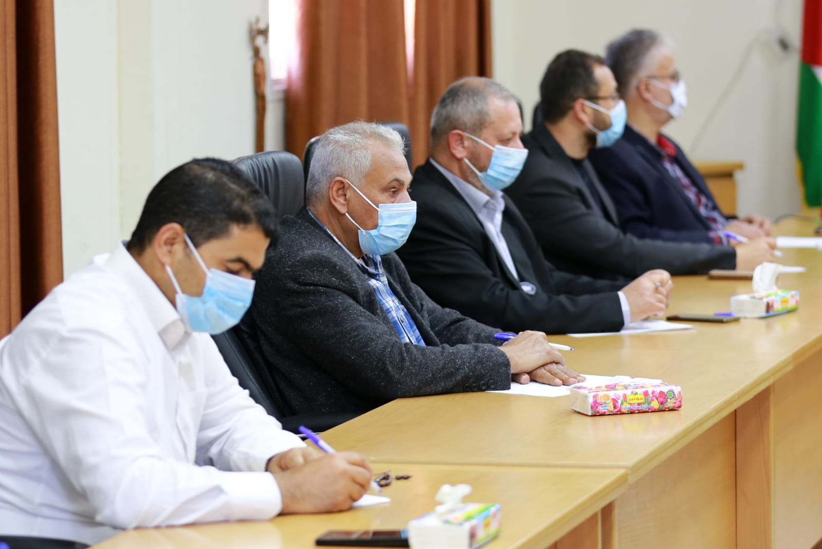 اللواء أبو نعيم يستقبل وفداً من "هيئة مسيرات العودة"