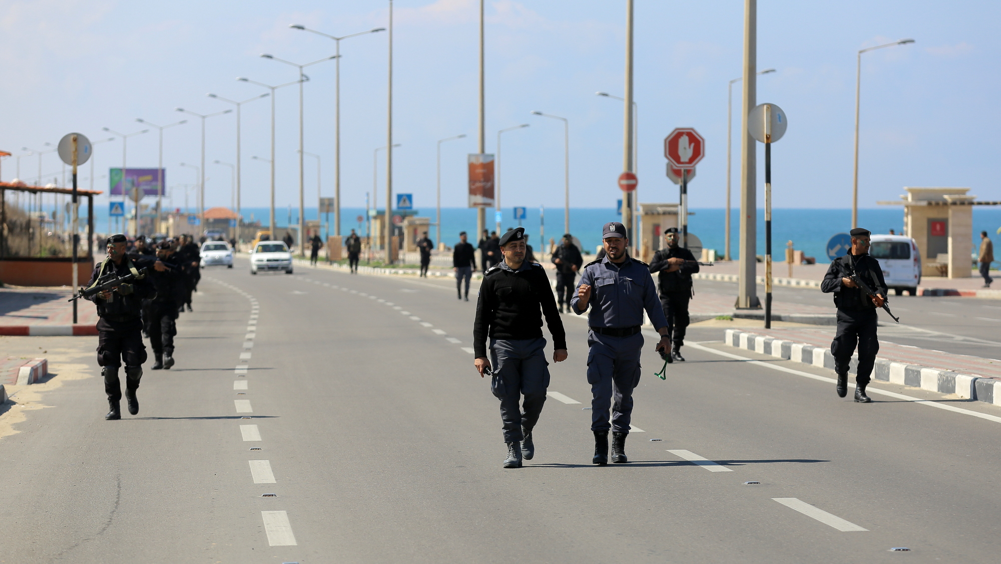 مسير عسكري لسرية الخاصة والمستجدين بمديرية التدريب