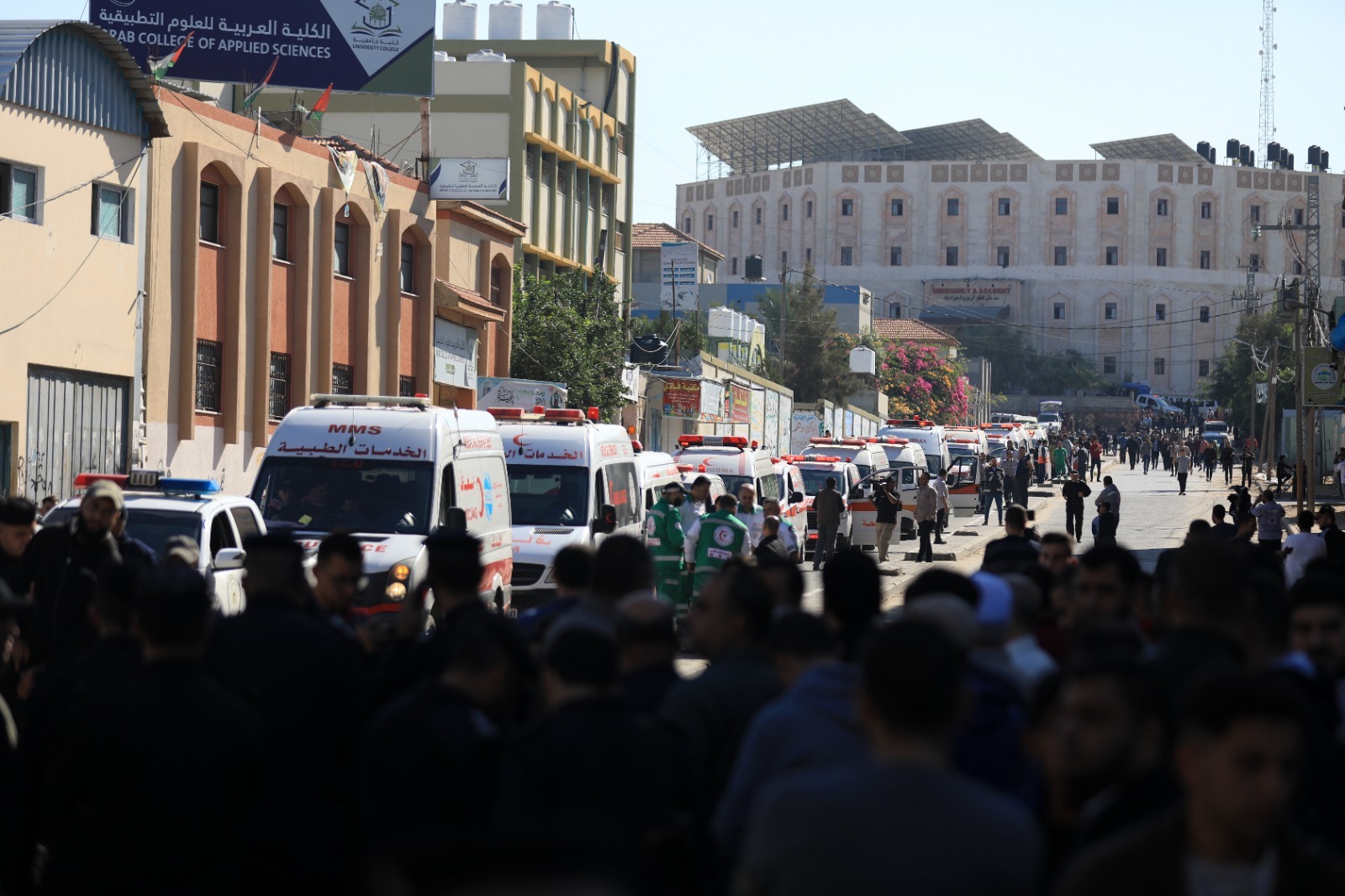 "أجهزة الداخلية" تؤمن جنازة تشييع ضحايا حريق جباليا