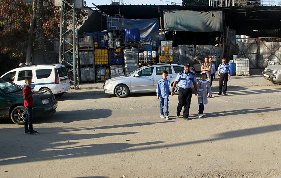 انتشار شرطة المرور مع بداية العام الدراسي الجديد