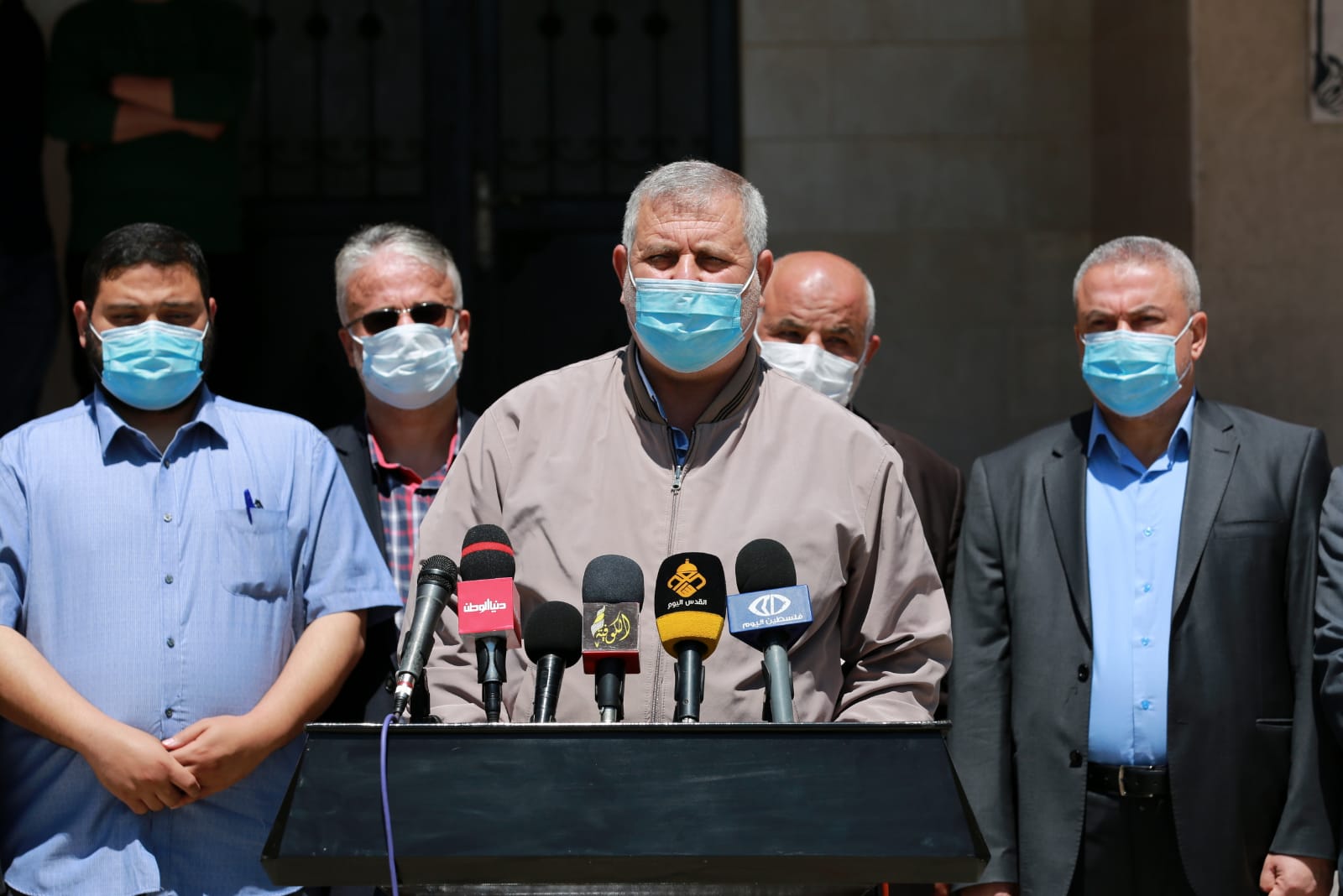 اللواء أبو نعيم يستقبل وفداً من "هيئة مسيرات العودة"