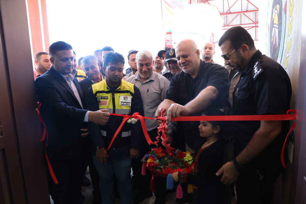 "الدفاع المدني" يفتتح مركزاً جديداً في "بني سهيلا" شرق خانيونس