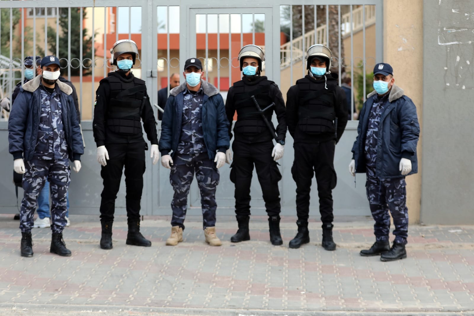 تأمين أجهزة وزارة الداخلية لمراكز الحجر الصحي الاحترازي في غزة