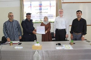 "شرطة رفح" تَختتم دورة مهارات استخدام الحاسب الآلى لضباطها