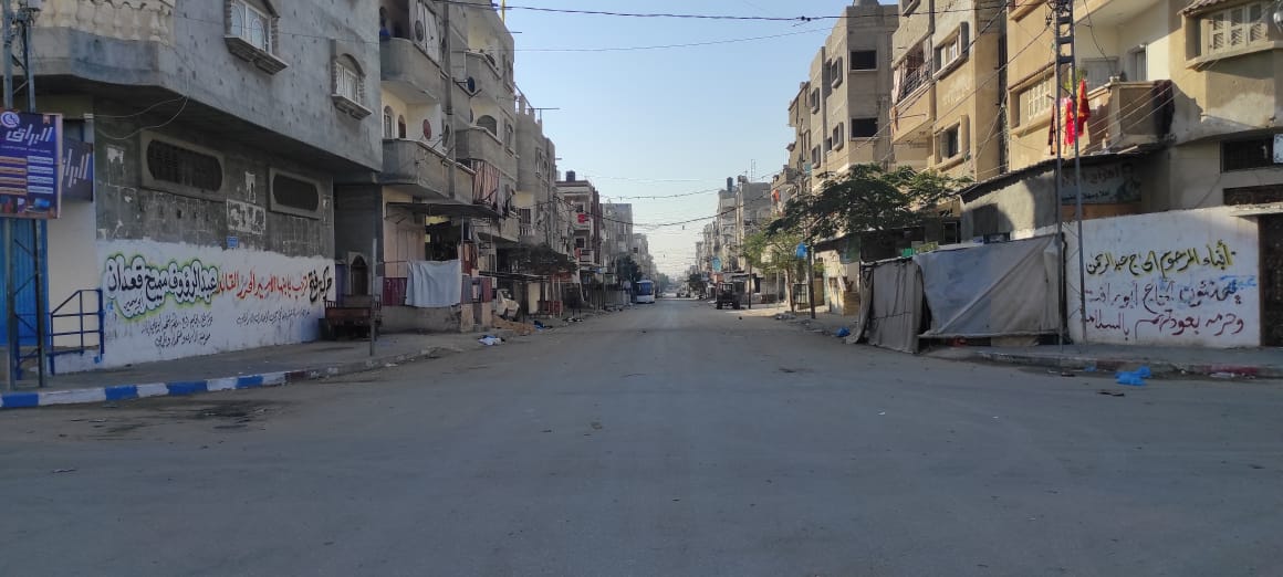  استمرار الإغلاق الكلي بغزة "الجمعة والسبت" للأسبوع الخامس