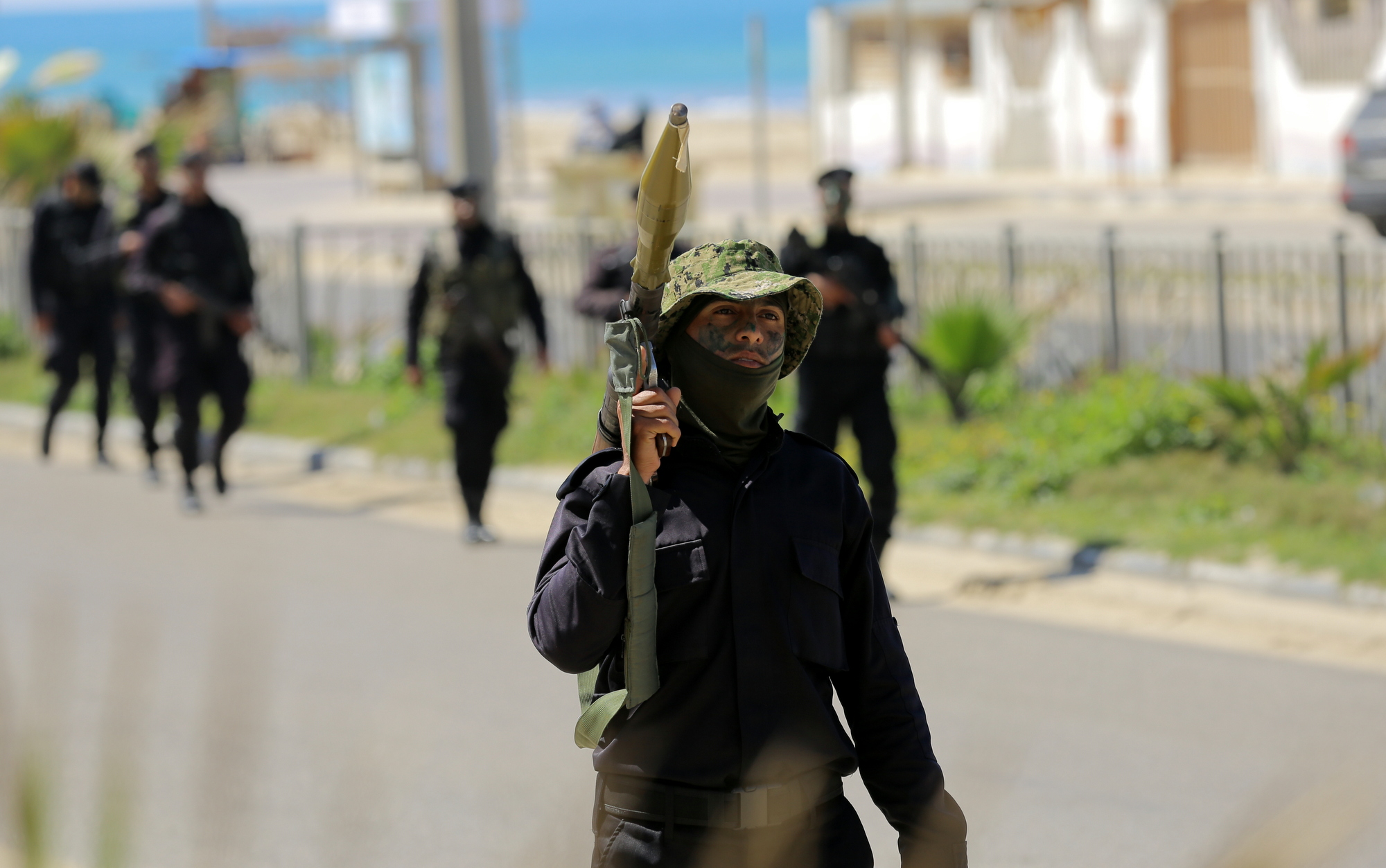 مسير عسكري لسرية الخاصة والمستجدين بمديرية التدريب