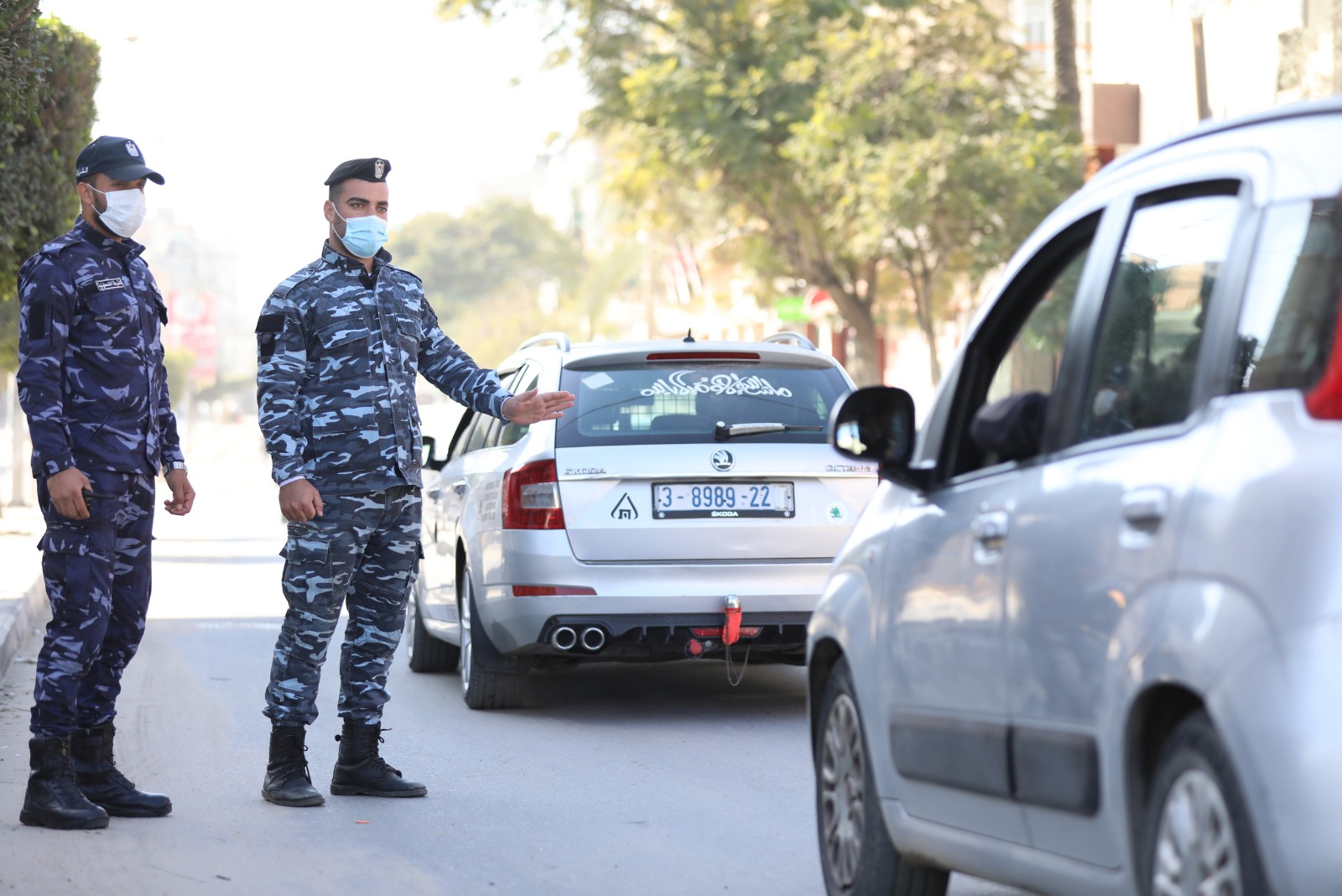 انتشار الأجهزة الأمنية والشرطية ضمن المناورة المشتركة للفصائل