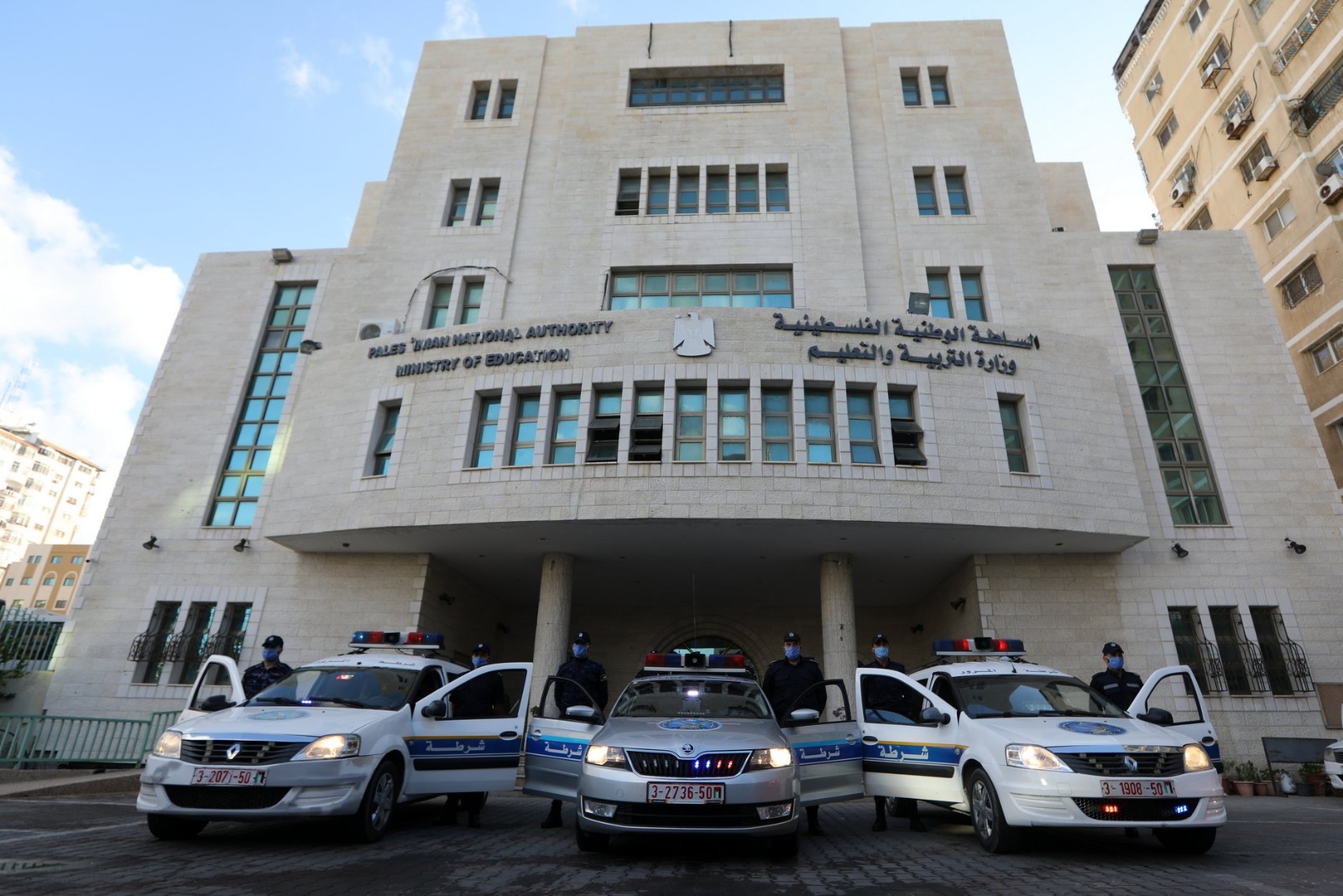 تأمين الشرطة لامتحانات الثانوية العامة بغزة 2020