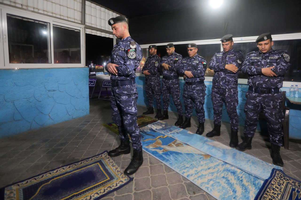 يوم عمل رمضاني لشرطة التدخل وحفظ النظام "نقطة السودانية" شمال غزة