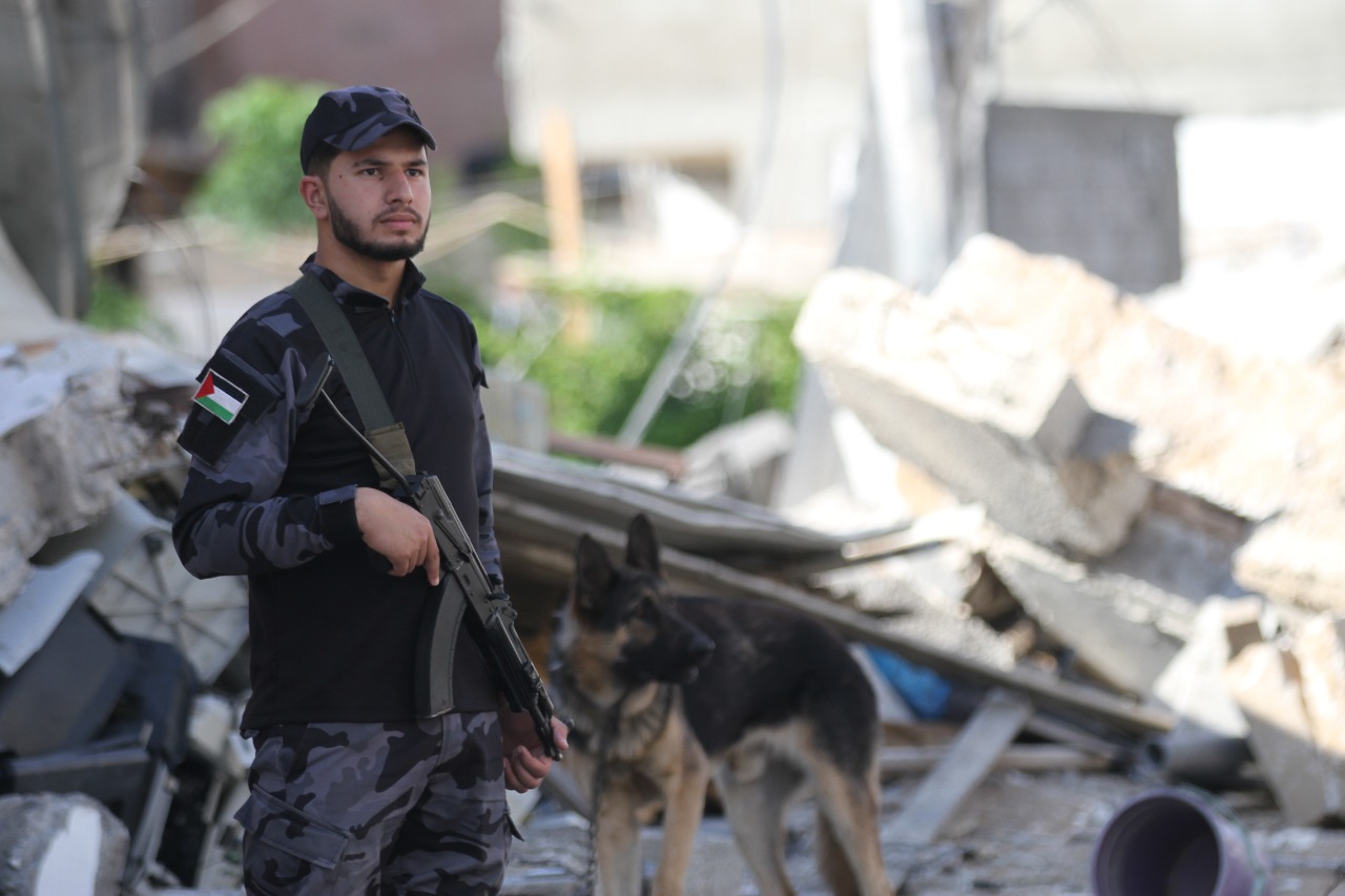 إعادة انتشار الأجهزة الشرطية والأمنية بمحافظات قطاع غزة