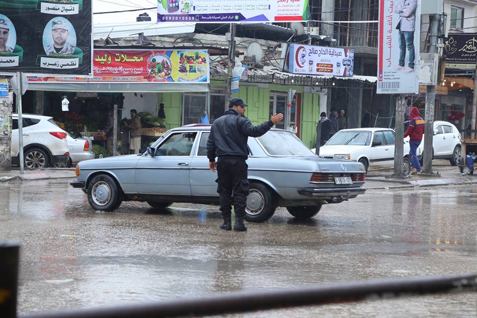 عمل أجهزة الداخلية المختصة خلال المنخفض 