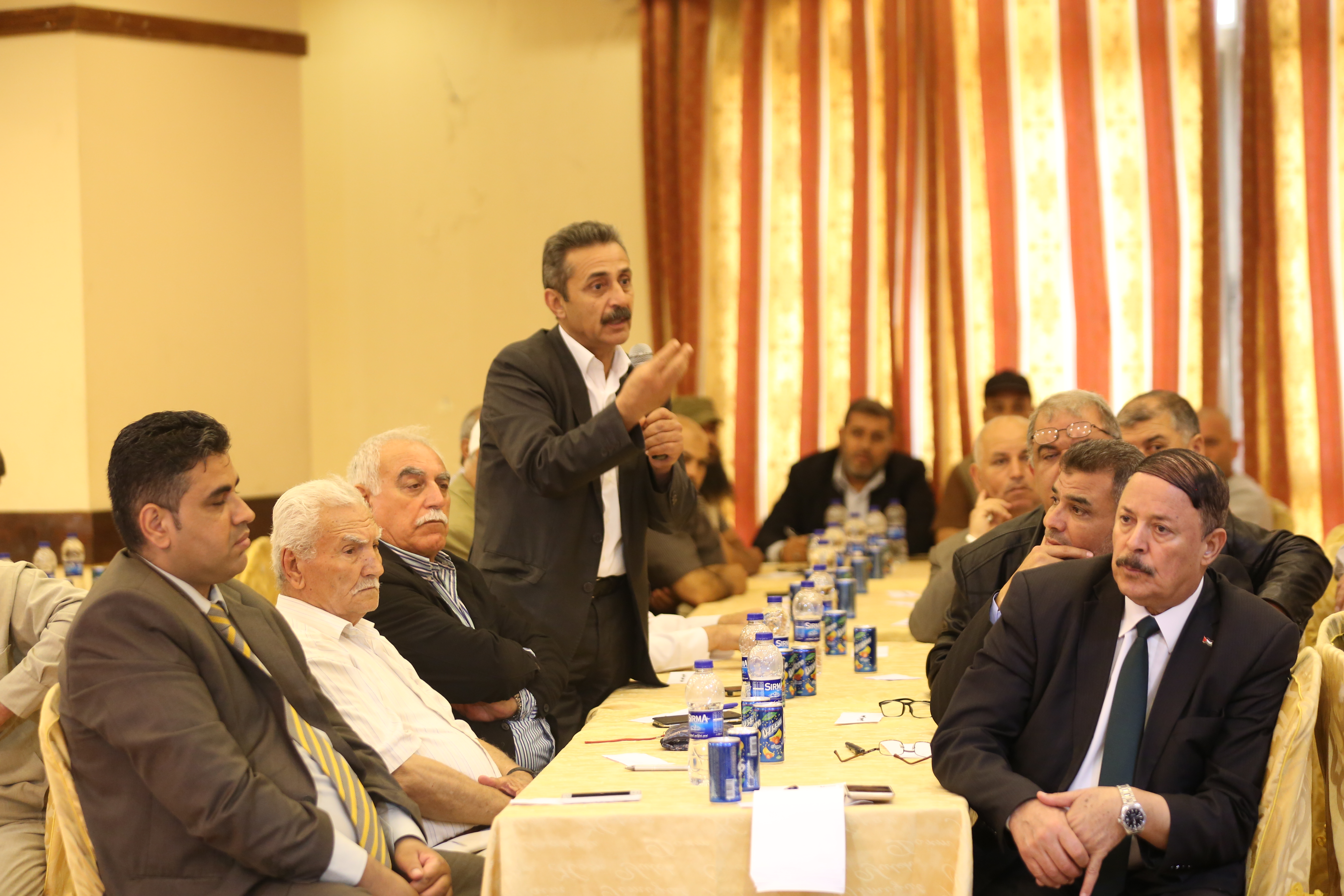 الصالون الحواري المفتوح لقيادة الشرطة مع نخب المجتمع الفلسطيني المحلي