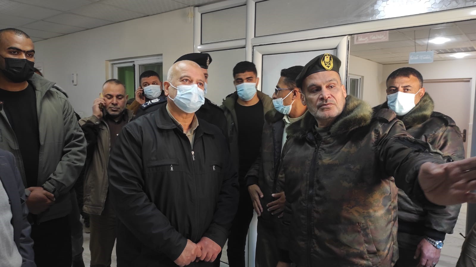 قيادة الداخلية تتفقد مستشفَيي "كمال عدوان" و"الجزائري"