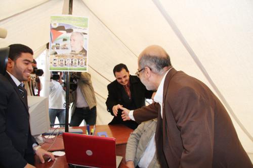 وزارة الداخلية تفتتح مكتب وزير الداخلية على انقاض 