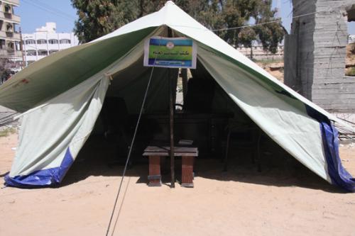 وزارة الداخلية تفتتح مكتب وزير الداخلية على انقاض 