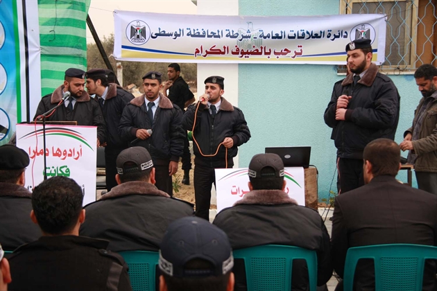 بالصور افتتاح مركز المعسكرات الوسطي 