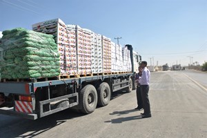 استكمال إدخال مواد البناء التي تم دخولها منتصف الشهر