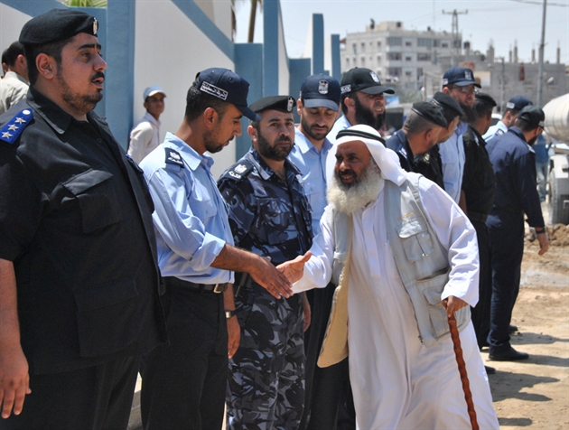 حفل افتتاح مركز شرطة محافظة رفح 29-6-2011