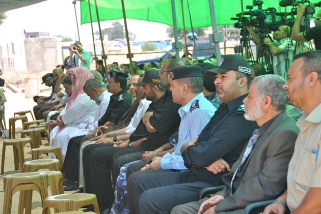 حفل افتتاح مركز شرطة محافظة رفح 29-6-2011