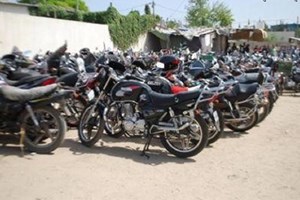 مباحث خانيونس تضبط 12 دراجة مسروقة