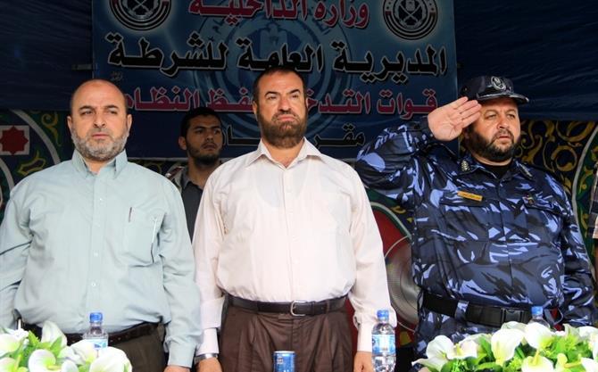 افتتاح مقر قيادة التدخل وحفظ النظام بغزة