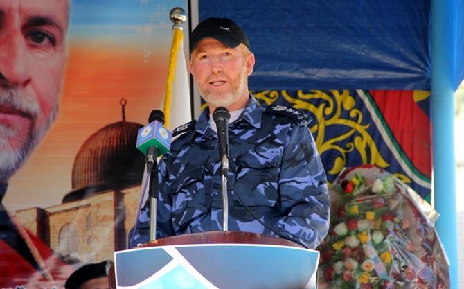 افتتاح مقر قيادة التدخل وحفظ النظام بغزة