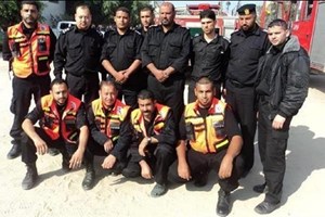 الدفاع المدني والأمن والحماية بخانيونس يبحثان التعاون المشترك