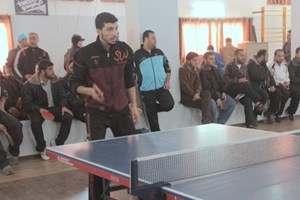 افتتاح بطولة " لبيك يا أقصى" لتنس الطاولة "