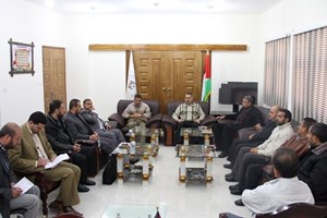 المراقب العام يتفقد عدداً من إدارات الداخلية