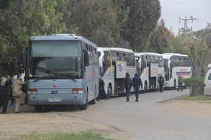بدء مغادرة الدفعة الثانية من معتمري الفوج الحادي عشر