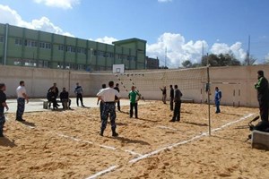 تأهيل الوسطى يفتتح دوري طائرة بمشاركة ادارات الشرطة