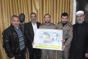 اصلاح الوسطى يبحث التعاون مع رابطة علماء فلسطين