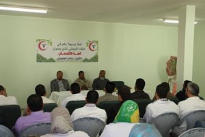 ندوة دينية لكوادر المستشفى الجزائري بخانيونس