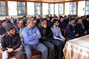 شرطة جباليا النزلة تعقد لقاءً إيمانياً