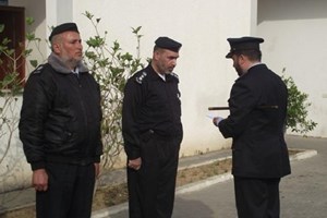 طابور أركان لمركز شرطة بيت لاهيا