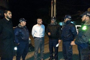 توجيه خانيونس ينظم جولة ميدانية ليلية على أجهزة أمنية