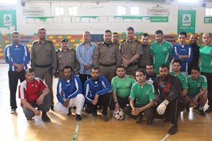 افتتاح دوري كرة قدم للعاملين بالإصلاح والتأهيل