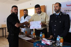 اختتام دورة في الاسعاف الأولي لكلية الشرطة