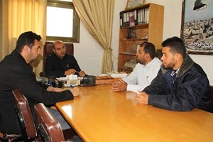 المكافحة والتوجيه السياسي بخانيونس يبحثان التعاون المشترك