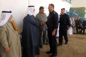 علاقات شرطة غزة تنظم لقاء مع عدد من الوجهاء والمخاتير