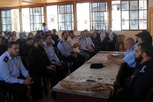 لقاء تواصلي لمركز شرطة جباليا النزلة