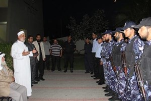 جولة تفقدية لنواب التشريعي على الأجهزة الأمنية برفح