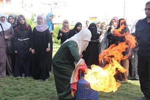 محاضرات إرشادية لمخيمات مشاعل التحرير بالوسطى