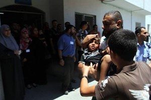 Ongoing Israeli shelling on Gaza, Palestinian lady wounded