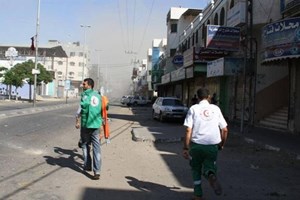 صور.. الخدمات الطبية لوزارة الداخلية في قلب الميدان