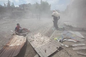 بالصور: حي الشجاعية بعد المجزرة.. رائحة الموت والدمار في كل مكان